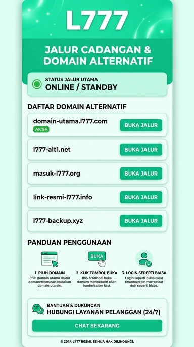 Tampilan link alternatif l777